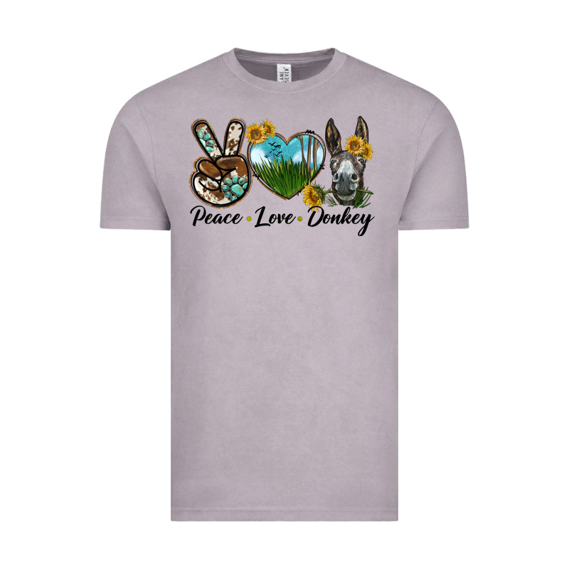 Peace Love Donkey Head Vintage Tee by LillyAllenDesigns | Teevron