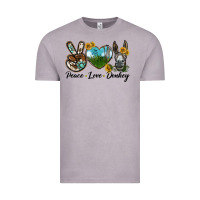 Vintage Zinc Peace Love Donkey Head Vintage Tee - LillyAllenDesigns