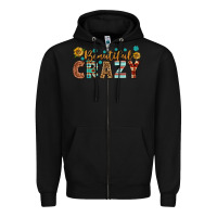 Black Western Beautiful Crazy Zipper Hoodie - BundleAndBundleShop