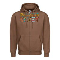 Chestnut Western Beautiful Crazy Zipper Hoodie - BundleAndBundleShop