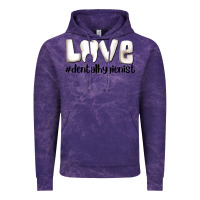Cloud Purple love dental hygienist Vintage Hoodie - AdoDesignShop
