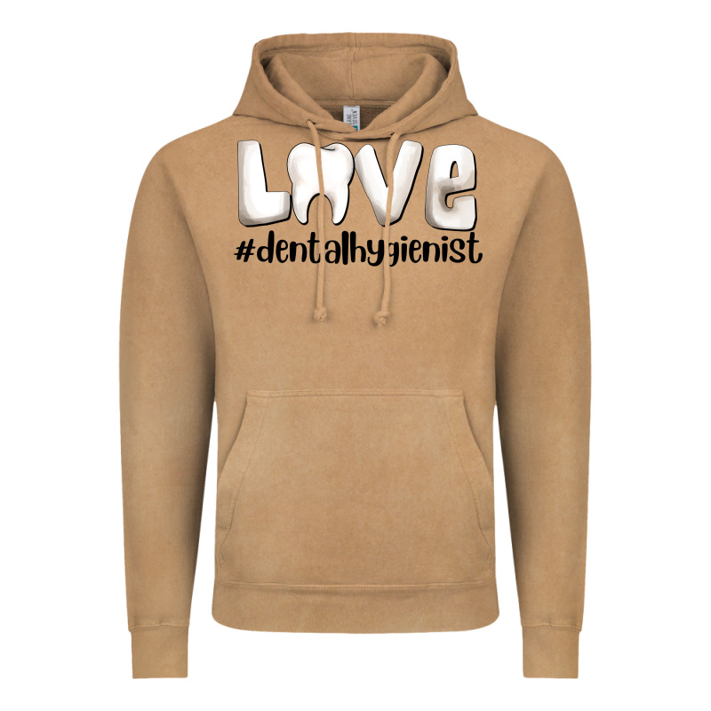 Love Dental Hygienist Vintage Hoodie by AdoDesignShop | Teevron