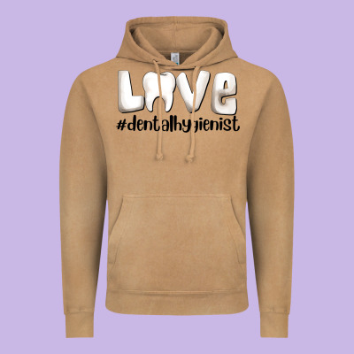 Love Dental Hygienist Vintage Hoodie Designed By Adodesignshop