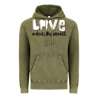 Vintage Olive love dental hygienist Vintage Hoodie - AdoDesignShop