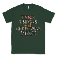 Sports Green thick thighs and Christmas vibes Classic Tee - AdoDesignShop