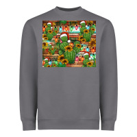 Feliz Navidad Merry Christmas Cactus Tumbler Heavyweight Sweatshirt | Teevron