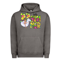 Pigment Tornado Hello Summer Unicorn Urban Hoodie - CowCowDesign