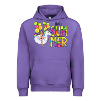 Tulip Hello Summer Unicorn Urban Hoodie - CowCowDesign