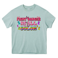 Arona Fight Cancer In All Color Heavy Core Tee - texasbilliewilder