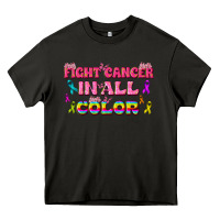 Asphalt Fight Cancer In All Color Heavy Core Tee - texasbilliewilder