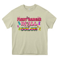 Mossy Fight Cancer In All Color Heavy Core Tee - texasbilliewilder