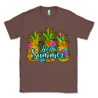 Chestnut hello summer pineapple Classic Tee - Jasminsmagicworld