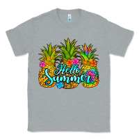 Heather Grey hello summer pineapple Classic Tee - Jasminsmagicworld