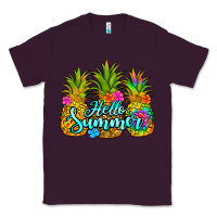 Plum hello summer pineapple Classic Tee - Jasminsmagicworld