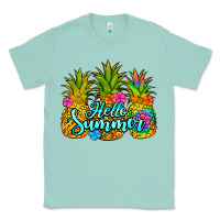 Seafoam hello summer pineapple Classic Tee - Jasminsmagicworld