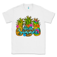White hello summer pineapple Classic Tee - Jasminsmagicworld