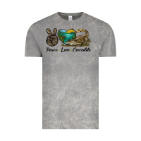 Cloud Rock Peace Love Crocodile Vintage Tee - LillyAllenDesigns