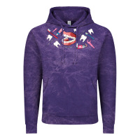 Cloud Purple dentist elements Vintage Hoodie - AdoDesignShop