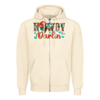 Sandshell Western Howdy Darlin Zipper Hoodie - BundleAndBundleShop