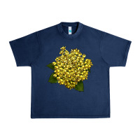 Navy Oregon Grape Flower Illustrations Urban Heavy Tee - LillyAllenDesigns