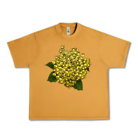 Peanut Butter Oregon Grape Flower Illustrations Urban Heavy Tee - LillyAllenDesigns