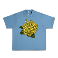 Pebble Blue Oregon Grape Flower Illustrations Urban Heavy Tee - LillyAllenDesigns