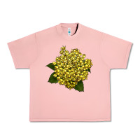 Salmon Oregon Grape Flower Illustrations Urban Heavy Tee - LillyAllenDesigns