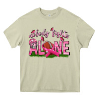 Football Nobody Fights Alone Heavy Core Tee | Teevron