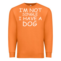 Carrot I m Not SIngle I Have a Dog Premium Sweatshirt - Bettercallsaul