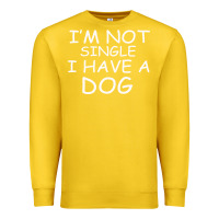 Lemon I m Not SIngle I Have a Dog Premium Sweatshirt - Bettercallsaul