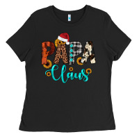 Black papa claus Ladies Tee - JahusDesignShop