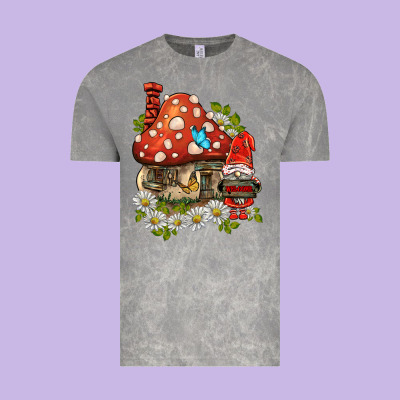 Welcome Gnome Ladybug Vintage Tee Designed By Barkaloodesign