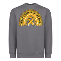 Storm Childhood cancer awareness rainbow Heavyweight Sweatshirt - Jasminsmagicworld