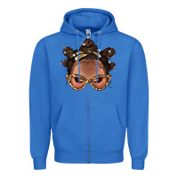 True Royal Afro Bantu Knots Hairstyles Messy Bun With Clasp Bbs  2 Zipper Hoodie - BundleAndBundleShop