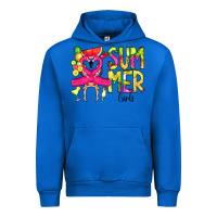 Cobalt Summer Girls Flamingo Urban Hoodie - CowCowDesign