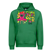 Emerald Summer Girls Flamingo Urban Hoodie - CowCowDesign