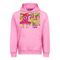 Fuchsia Pink Summer Girls Flamingo Urban Hoodie - CowCowDesign