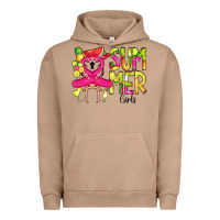Pigment Burro Summer Girls Flamingo Urban Hoodie - CowCowDesign