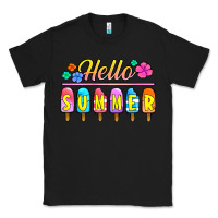 Black hello summer popsicles Classic Tee - Jasminsmagicworld