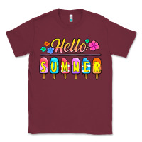 Burgundy hello summer popsicles Classic Tee - Jasminsmagicworld