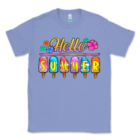 Colony Blue hello summer popsicles Classic Tee - Jasminsmagicworld