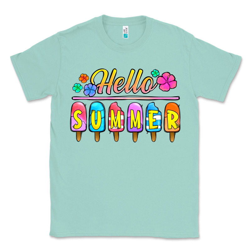 Hello Summer Popsicles Classic Tee by Jasminsmagicworld | Teevron