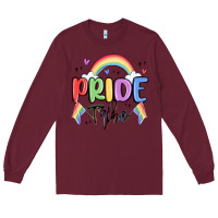 Burgundy pride tribe Long Sleeve Tee - MaliasSmallBusiness