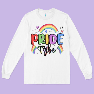 Pride Tribe Long Sleeve Tee Designed By Maliassmallbusiness