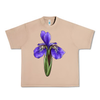 Burro Iris Flower Illustrations Urban Heavy Tee - LillyAllenDesigns