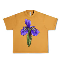 Peanut Butter Iris Flower Illustrations Urban Heavy Tee - LillyAllenDesigns