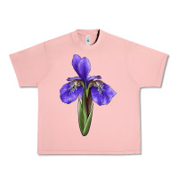 Salmon Iris Flower Illustrations Urban Heavy Tee - LillyAllenDesigns