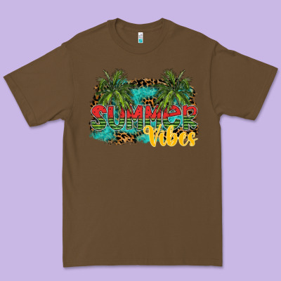 Summer Vibes Premium Tee Designed By Sublimationcraftshop