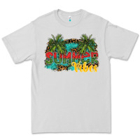 Dove Grey summer vibes Premium Tee - SublimationCraftShop