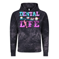 Cloud Black dental life with teeth Vintage Hoodie - AdoDesignShop